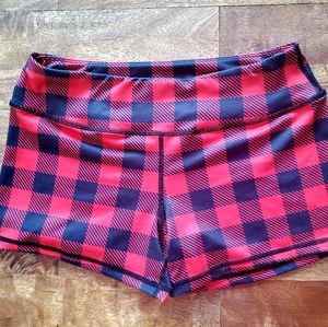 Born primitive Buffalo plaid shorts HTF